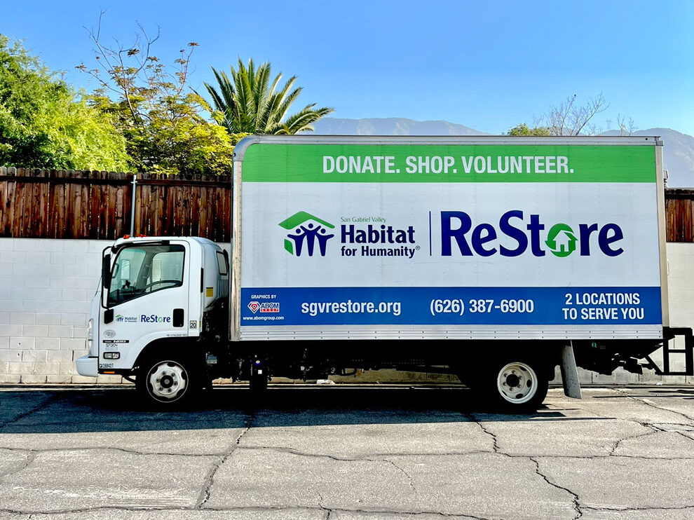 ReStore pick up truck.
